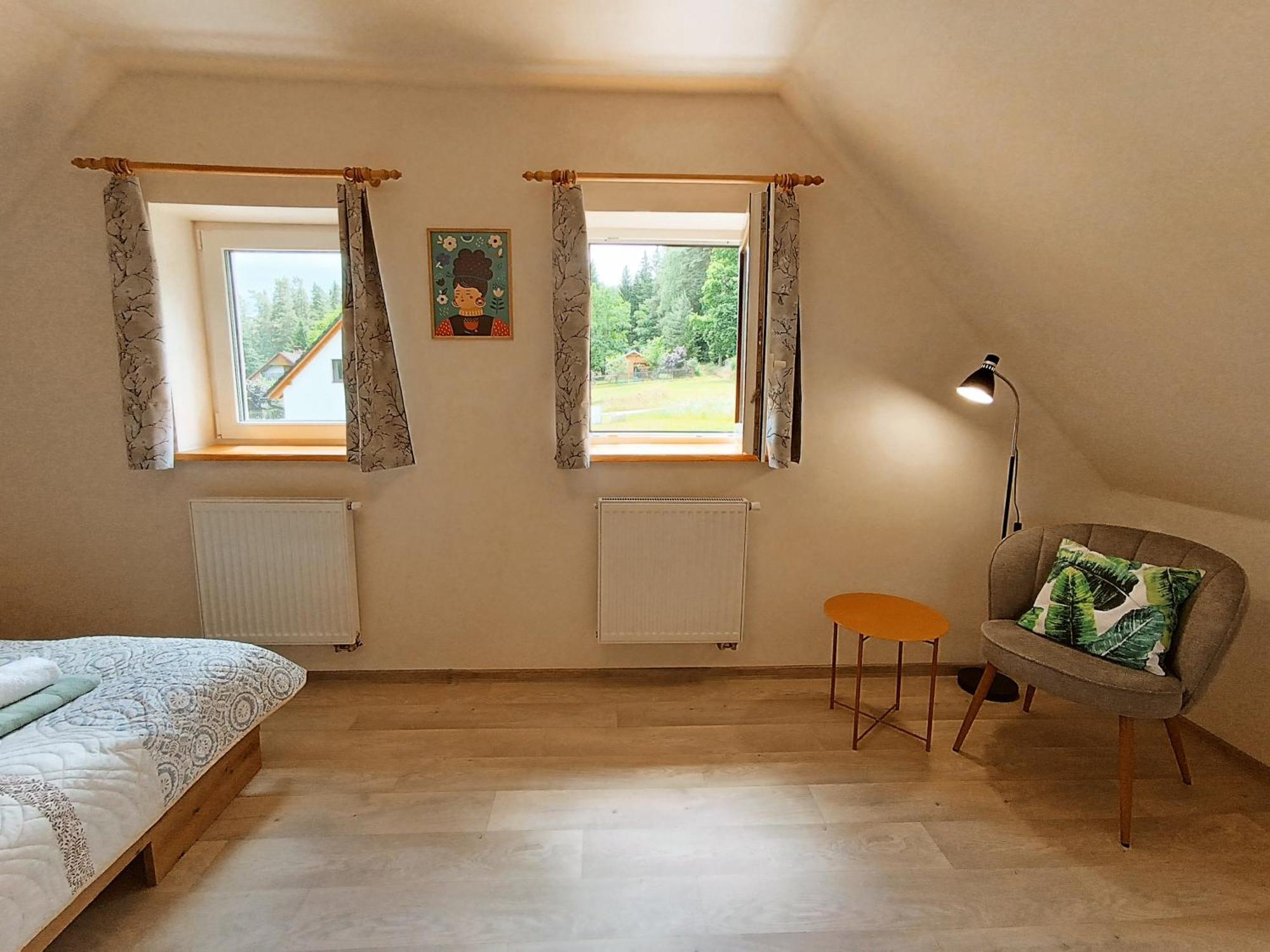 Vila Klidna Lokalita Na Kraji Lesa, Cely Dum S Uschovnu Kol Nová Bystřice Exteriér fotografie