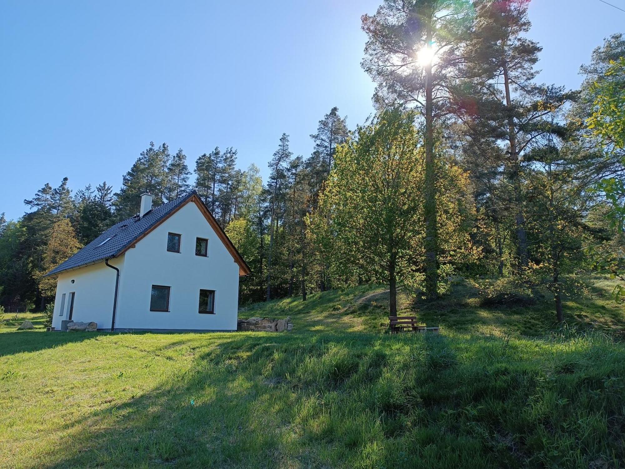 Vila Klidna Lokalita Na Kraji Lesa, Cely Dum S Uschovnu Kol Nová Bystřice Exteriér fotografie